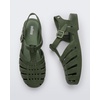 image:imageMelissa Possession Jelly Sandals for Women  The Original Jelly Shoes Fishermans Sandals with Adjustable Strap and Side BuckleGreen Flocked