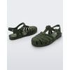 image:imageMelissa Possession Jelly Sandals for Women  The Original Jelly Shoes Fishermans Sandals with Adjustable Strap and Side BuckleGreen Flocked