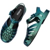 image:imageMelissa Possession Jelly Sandals for Women  The Original Jelly Shoes Fishermans Sandals with Adjustable Strap and Side BuckleMagic  BlackMetallic Green