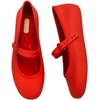 image:imageMelissa Soft Ballerina  Seasonless Flats for Women  Classic Ballet Flat Style with Adjustable Strap  LightasAir PVC Construction  Soft Foam Insole  Bubblegum ScentRed