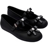 image:imageMelissa Soft Ballerina  Seasonless Flats for Women  Classic Ballet Flat Style with Adjustable Strap  LightasAir PVC Construction  Soft Foam Insole  Bubblegum ScentBow  Black