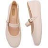 image:imageMelissa Soft Ballerina  Seasonless Flats for Women  Classic Ballet Flat Style with Adjustable Strap  LightasAir PVC Construction  Soft Foam Insole  Bubblegum ScentBeigeBeige