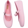 image:imageMelissa Soft Ballerina  Seasonless Flats for Women  Classic Ballet Flat Style with Adjustable Strap  LightasAir PVC Construction  Soft Foam Insole  Bubblegum ScentPink