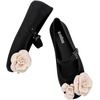 image:imageMelissa Soft Ballerina Petals  Seasonless Flats for Women  Classic Ballet Flat Style with Adjustable Strap  LightasAir PVC Construction  Soft Foam Insole  Bubblegum ScentBlackBeige