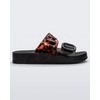 image:imageMelissa Women Cozy Jelly SlidesBlackClear Tortoise