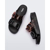 image:imageMelissa Women Cozy Jelly SlidesBlackClear Tortoise