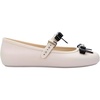 image:imageMelissa Soft Ballerina  Seasonless Flats for Women  Classic Ballet Flat Style with Adjustable Strap  LightasAir PVC Construction  Soft Foam Insole  Bubblegum ScentBow  BeigeBlack