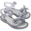 image:imagemini melissa Mar Girls Sandals  Bubble Jelly Sandal Summer Sandals for Girls Adjustable Ankle Strap Kids Jelly ShoesPearlish SilverSilver