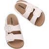 image:imagemini melissa Cozy Jelly Sandals for Toddlers amp Little Kids  Summer Sandal wAdjustable Back Strap Jelly Shoes for Girls amp BoysBrownWhite