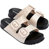 image:imagemini melissa Cozy Jelly Slides for Kids  Slipon Jelly Shoes Slip On Sandals for Girls Open Toe Summer Shoes AdjustableBlackBeige