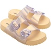 image:imagemini melissa Cozy Jelly Slides for Kids  Slipon Jelly Shoes Slip On Sandals for Girls Open Toe Summer Shoes AdjustablePearl Yellow