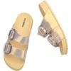 image:imagemini melissa Cozy Jelly Slides for Kids  Slipon Jelly Shoes Slip On Sandals for Girls Open Toe Summer Shoes AdjustablePearl Yellow