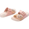 image:imagemini melissa Cozy Jelly Slides for Kids  Slipon Jelly Shoes Slip On Sandals for Girls Open Toe Summer Shoes AdjustablePinkBeige