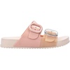 image:imagemini melissa Cozy Jelly Slides for Kids  Slipon Jelly Shoes Slip On Sandals for Girls Open Toe Summer Shoes AdjustablePinkBeige