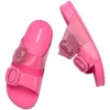 image:imagemini melissa Cozy Jelly Slides for Kids  Slipon Jelly Shoes Slip On Sandals for Girls Open Toe Summer Shoes AdjustablePinkGlitter