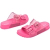 image:imagemini melissa Cozy Jelly Slides for Kids  Slipon Jelly Shoes Slip On Sandals for Girls Open Toe Summer Shoes AdjustablePinkGlitter