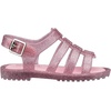 image:imagemini melissa Girls Flox Fisherman Sandals for ToddlersPinkGlitter Silver
