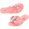 image:imagemini melissa Harmonic Collection Girls Flip Flops  Kids Slip On Sandals Jelly ShoesHarmonic Hot  Pink