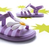 image:imagemini melissa Hip Bloomy Sandal for Toddlers and Little KidsLilacWhite