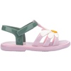 image:imagemini melissa Hip Bloomy Sandal for Toddlers and Little KidsMetallic PinkGreen