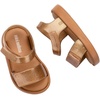 image:imagemini melissa Jump Sandals for Babies amp Toddlers  Papete Jelly Sandal wVelcro Fastener Comfy Sandals for Toddler GirlsBeigeGold