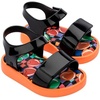 image:imagemini melissa Jump Sandals for Babies amp Toddlers  Papete Jelly Sandal wVelcro Fastener Comfy Sandals for Toddler GirlsOrangeBlack