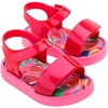 image:imagemini melissa Jump Sandals for Babies amp Toddlers  Papete Jelly Sandal wVelcro Fastener Comfy Sandals for Toddler GirlsPinkPearly Red