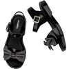 image:imagemini melissa Mar Girls Sandals  Bubble Jelly Sandal Summer Sandals for Girls Adjustable Ankle Strap Kids Jelly ShoesGlitter Black