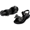 image:imagemini melissa Mar Girls Sandals  Bubble Jelly Sandal Summer Sandals for Girls Adjustable Ankle Strap Kids Jelly ShoesGlitter Black