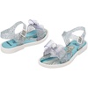 image:imagemini melissa Mar Girls Sandals  Bubble Jelly Sandal Summer Sandals for Girls Adjustable Ankle Strap Kids Jelly ShoesGlitter ClearWhite