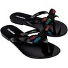 image:imagemini melissa Mar Girls Sandals  Bubble Jelly Sandal Summer Sandals for Girls Adjustable Ankle Strap Kids Jelly ShoesHarmonic M Lover  Black