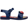 image:imagemini melissa Mar Girls Sandals  Bubble Jelly Sandal Summer Sandals for Girls Adjustable Ankle Strap Kids Jelly ShoesMetallic BlueRed