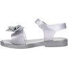 image:imagemini melissa Mar Girls Sandals  Bubble Jelly Sandal Summer Sandals for Girls Adjustable Ankle Strap Kids Jelly ShoesPearlish SilverSilver