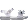 image:imagemini melissa Mar Girls Sandals  Bubble Jelly Sandal Summer Sandals for Girls Adjustable Ankle Strap Kids Jelly ShoesPearlish SilverSilver