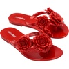 image:imagemini melissa Mar Girls Sandals  Bubble Jelly Sandal Summer Sandals for Girls Adjustable Ankle Strap Kids Jelly ShoesRed