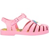 image:imagemini melissa Possession Fisherman Jelly Sandal for Toddlers and Girls  Adjustable Buckle Summer Sandals Waterproof Bubblegum Scent Comfortable Beach Play and Dress Shoes for All Day WearMatte Pink