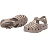 image:imagemini melissa Possession Fisherman Jelly Sandal for Toddlers and Girls  Adjustable Buckle Summer Sandals Waterproof Bubblegum Scent Comfortable Beach Play and Dress Shoes Beige Glitter 7