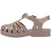 image:imagemini melissa Possession Fisherman Jelly Sandal for Toddlers and Girls  Adjustable Buckle Summer Sandals Waterproof Bubblegum Scent Comfortable Beach Play and Dress Shoes Beige Glitter 7