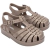 image:imagemini melissa Possession Fisherman Jelly Sandal for Toddlers and Girls  Adjustable Buckle Summer Sandals Waterproof Bubblegum Scent Comfortable Beach Play and Dress Shoes Beige Glitter 7