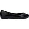 image:imagemini melissa Sweet Love Cap Toe Dress Shoes for Little Kids amp Big Kids  Girls Ballet Flats  Jelly Shoes for Girls with Cute Bow Toe Accent Ballerina Flats Little Kid Jelly ShoesBlack