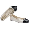 image:imagemini melissa Sweet Love Cap Toe Dress Shoes for Little Kids amp Big Kids  Girls Ballet Flats  Jelly Shoes for Girls with Cute Bow Toe Accent Ballerina Flats Little Kid Jelly ShoesPearly WhiteBlack