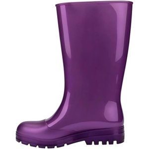 image:imageMelissa Welly Jelly Boot for Women  MidCalf Waterproof Jelly Rain Boot for Women Soft and Flexible Trendy Rain Boots with Treaded Rubber Sole VeganPearly Burgundy
