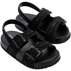 image:imagemini melissa Cozy Jelly Sandals for Toddlers amp Little Kids  Summer Sandal wAdjustable Back Strap Jelly Shoes for Girls amp BoysM Lover  Black