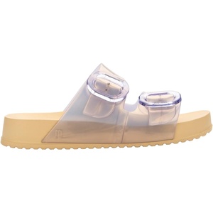image:imagemini melissa Cozy Jelly Slides for Kids  Slipon Jelly Shoes Slip On Sandals for Girls Open Toe Summer Shoes AdjustablePearl Yellow