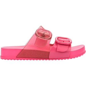 image:imagemini melissa Cozy Jelly Slides for Kids  Slipon Jelly Shoes Slip On Sandals for Girls Open Toe Summer Shoes AdjustablePinkGlitter
