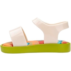 image:imagemini melissa Jump Sandals for Babies amp Toddlers  Papete Jelly Sandal wVelcro Fastener Comfy Sandals for Toddler GirlsGreenBeige