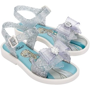 image:imagemini melissa Mar Girls Sandals  Bubble Jelly Sandal Summer Sandals for Girls Adjustable Ankle Strap Kids Jelly ShoesGlitter ClearWhite