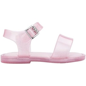 image:imagemini melissa Mar Hot Sandals for Babies amp Toddlers  Sparkly Sandals wHeart Buckle amp Bow for Baby Girls Kids Jelly ShoesPinkGlitter