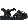 image:imagemini melissa Possession Jelly Fisherman Sandal for Toddler and Kids  Iconic Fisherman Jelly Sandal for Toddlers amp Girls Adjustable Buckle Waterproof Bubblegum Scent Play amp Dress ShoesBlackGreen