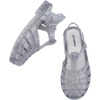 image:imagemini melissa Possession Jelly Fisherman Sandal for Toddler and Kids  Iconic Fisherman Jelly Sandal for Toddlers amp Girls Adjustable Buckle Waterproof Bubblegum Scent Play amp Dress ShoesGlitter Clear Silver